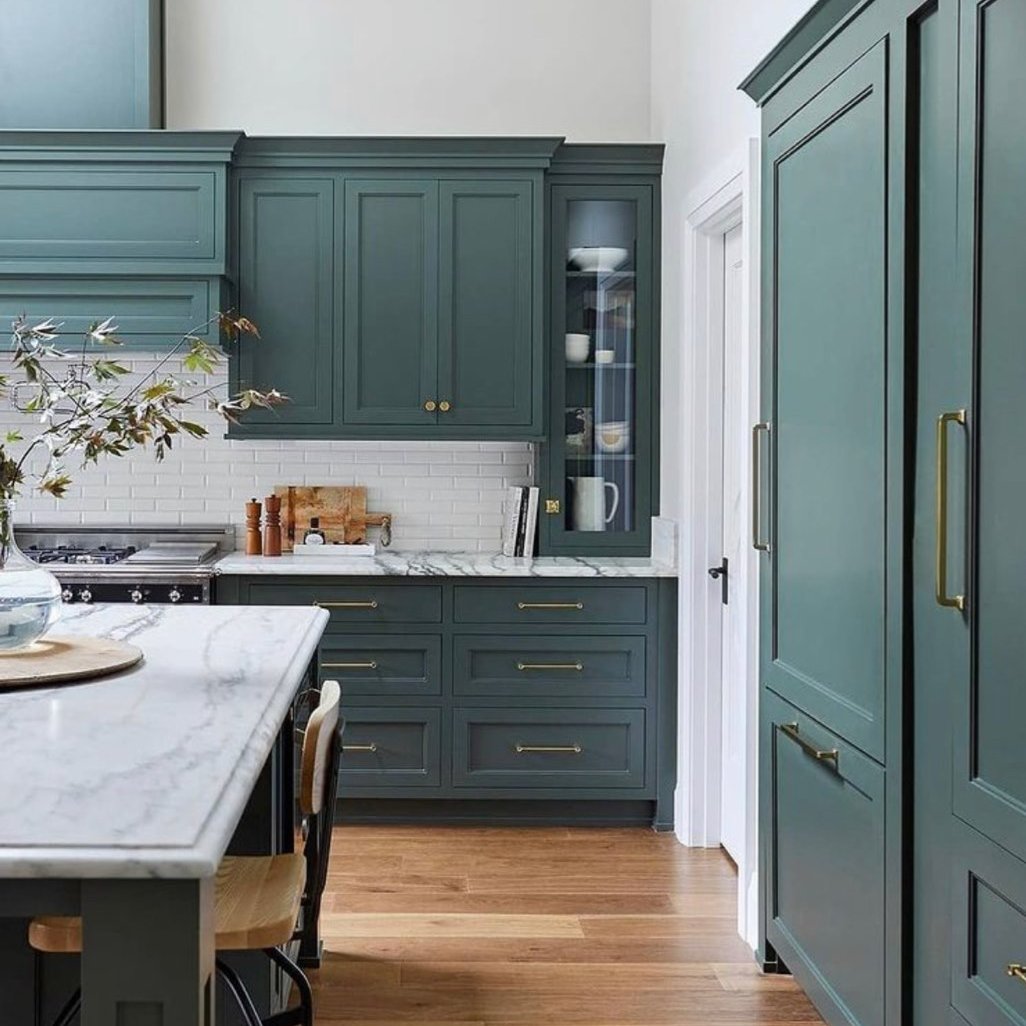 Pewter Green SW 6208 Sherwin Williams Kitchen Cabinet Paint Colours