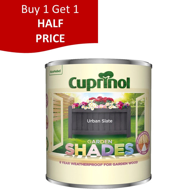 1 litre Urban Slate Cuprinol Garden Shades wood paint