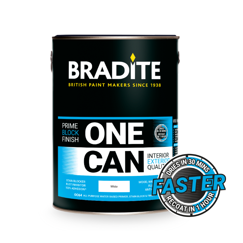 Bradite One Can All Surface Primer Sealer & Topcoat - White Eggshell