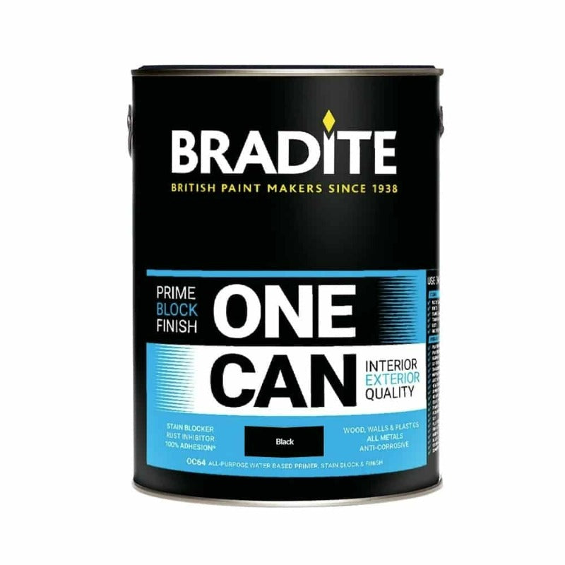 Bradite One Can All Surface Primer Sealer & Topcoat - Black Eggshell